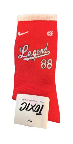 جوراب طرح دار ساق بلند پنبه legend